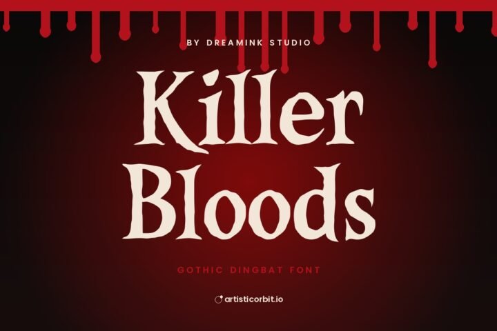 Killer Bloods font preview