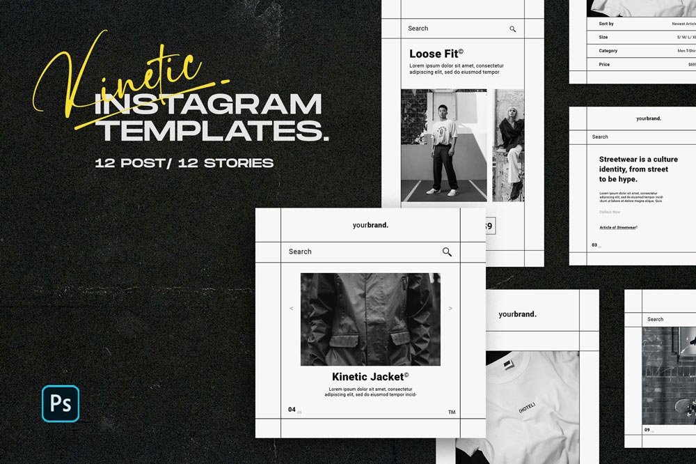 Kinetic Instagram Template