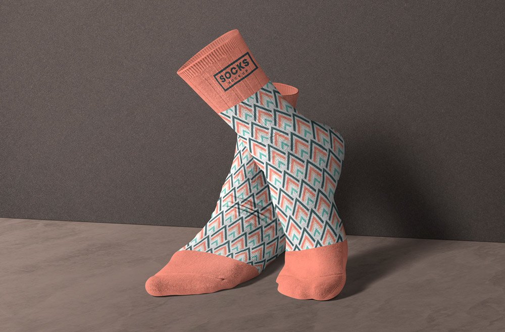 Knee High Socks Mockup