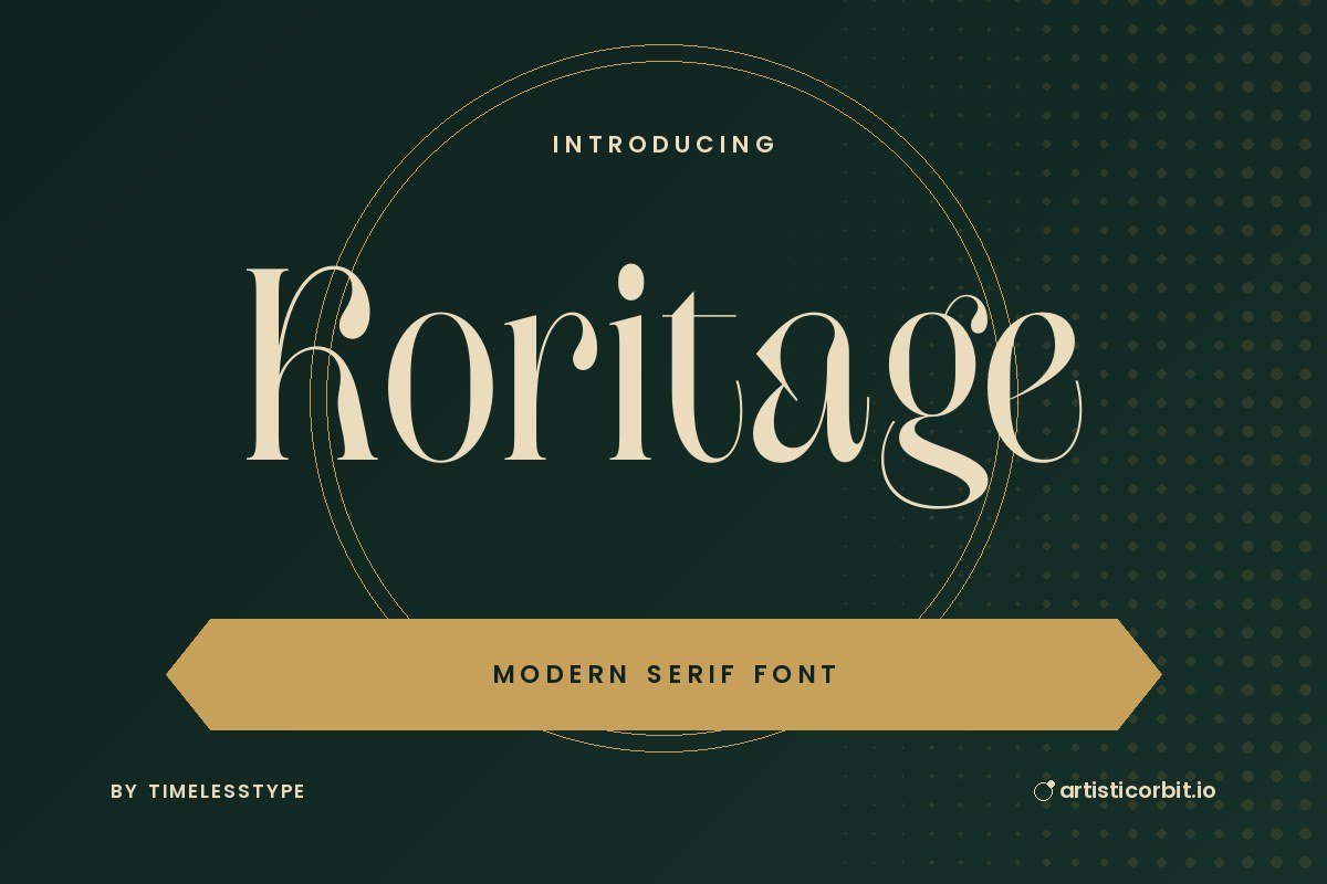 Koritage font preview