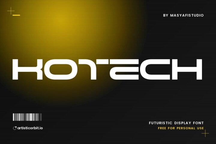 Kotech font preview