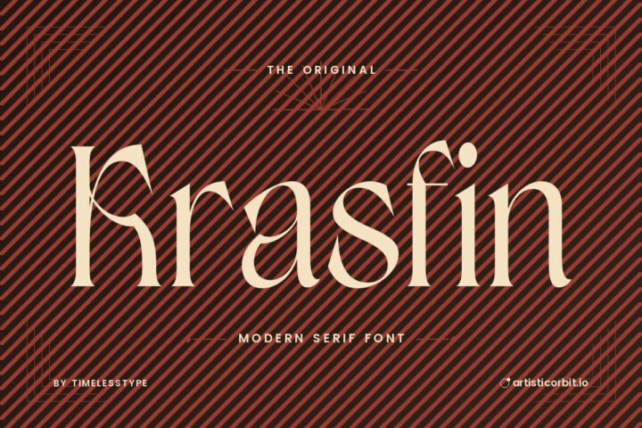 Krasfin font preview
