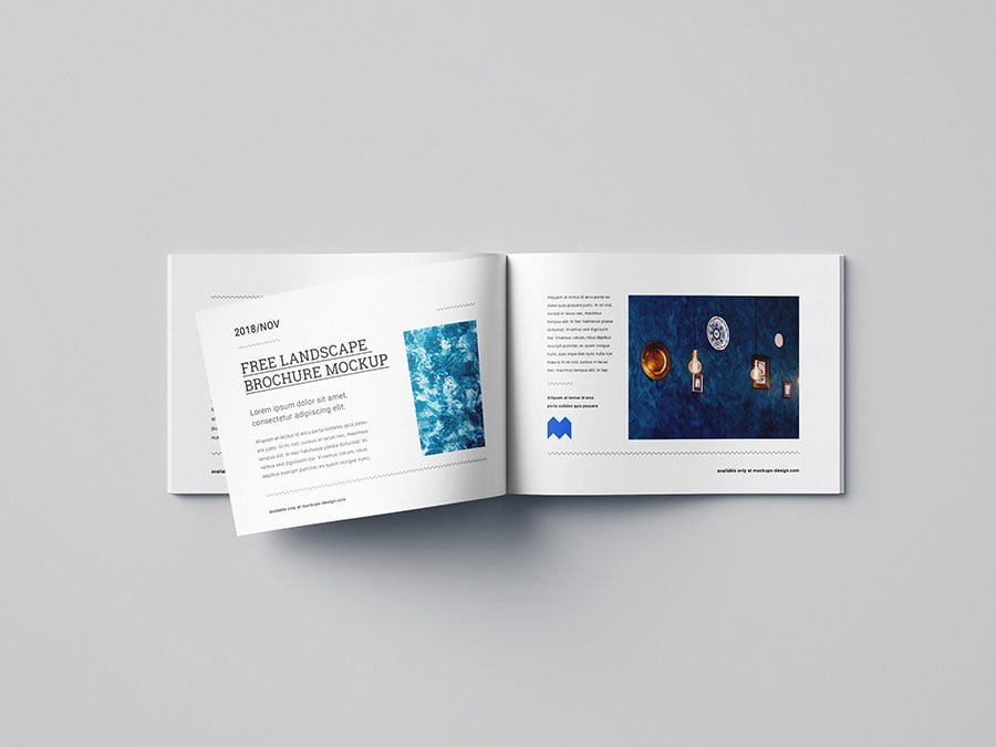 Landscape Brochure Mockups