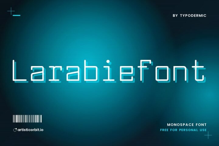 Larabiefont font preview