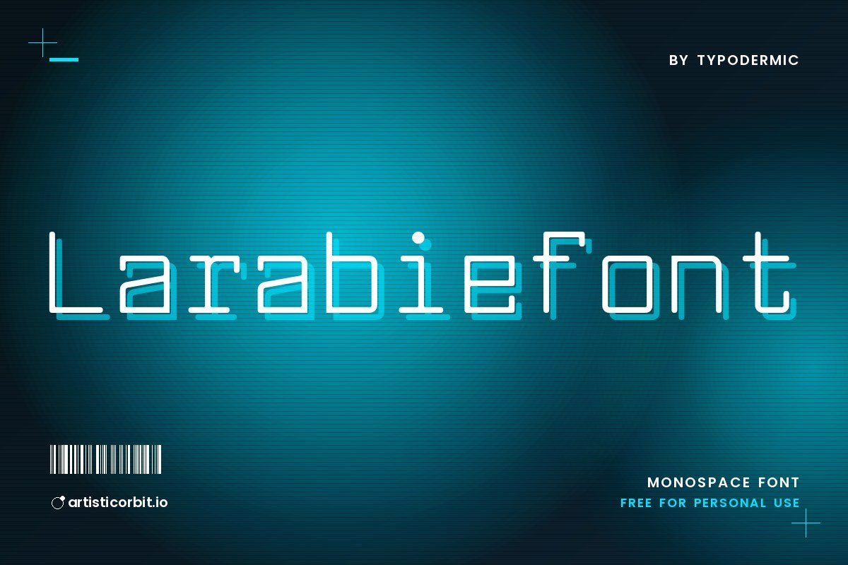 Larabiefont font preview