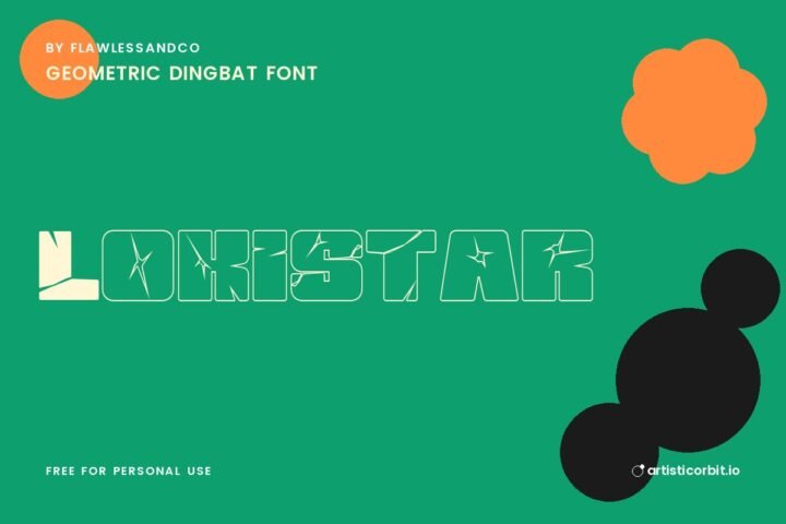 Lokistar font preview