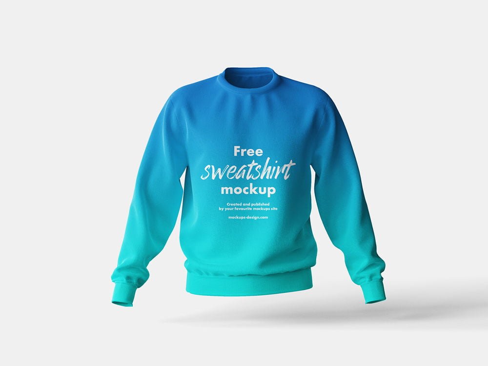 Long Sleeves Sweatshirt Mockup