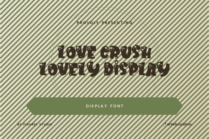 Love Crush Lovely Display font preview