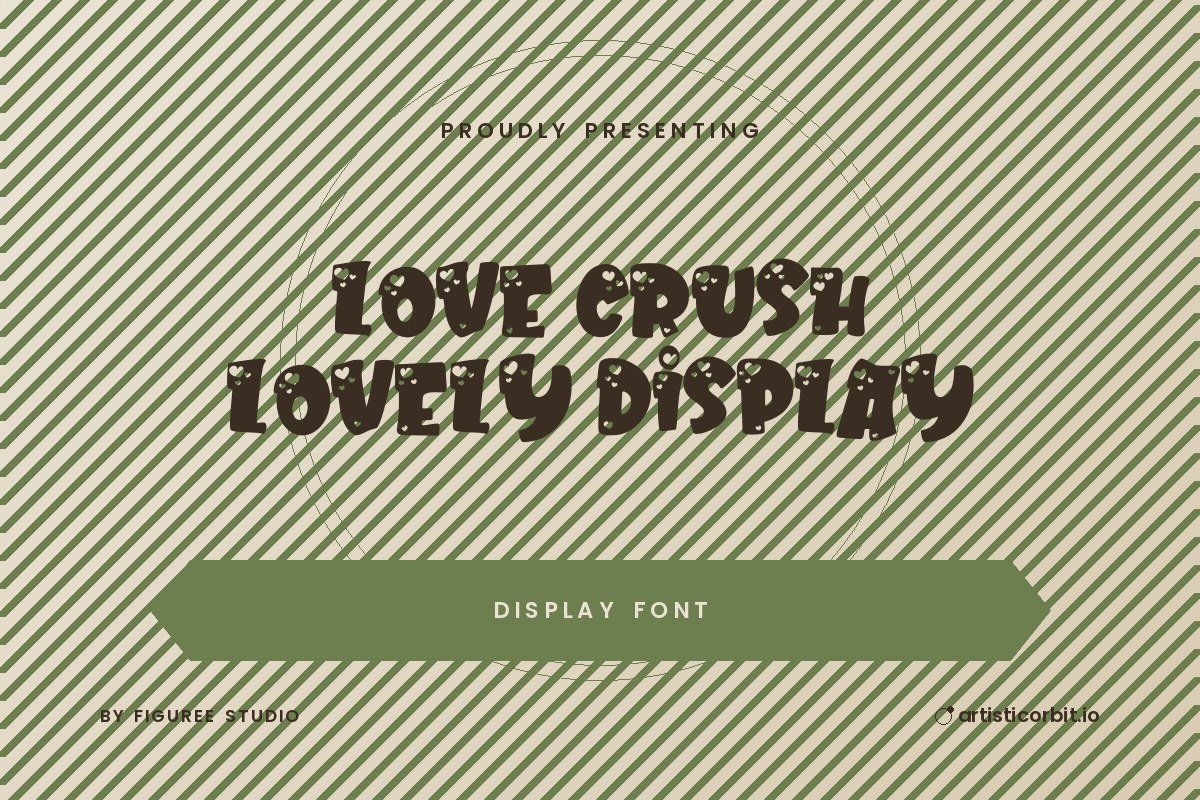 Love Crush Lovely Display font preview