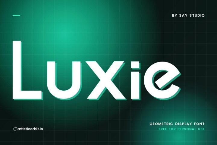 Luxie font preview