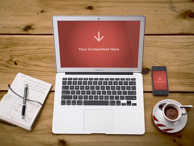 MacBook Air Showcase Mockup