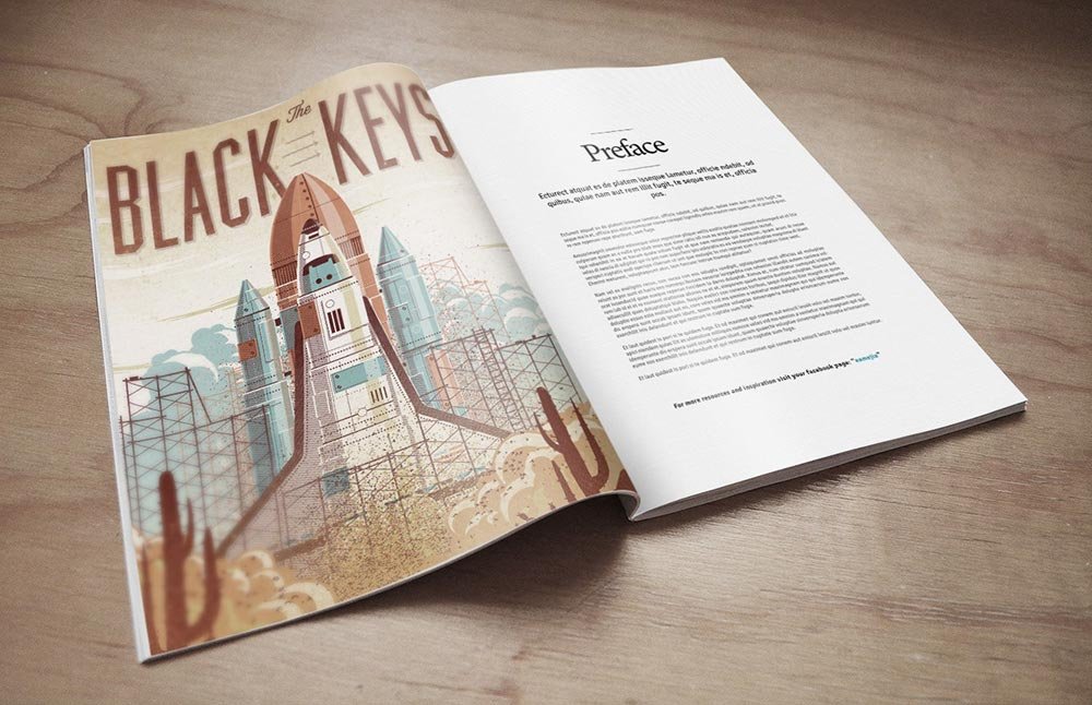 Magazine PSD Mockup