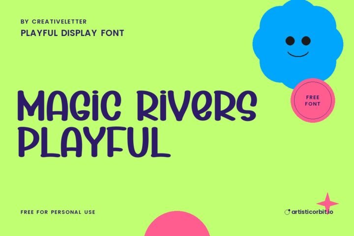 Magic Rivers Playful font preview