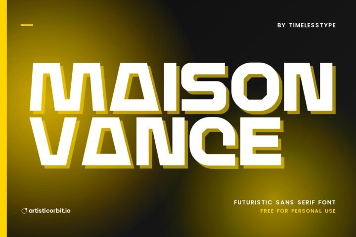 Maison Vance font preview