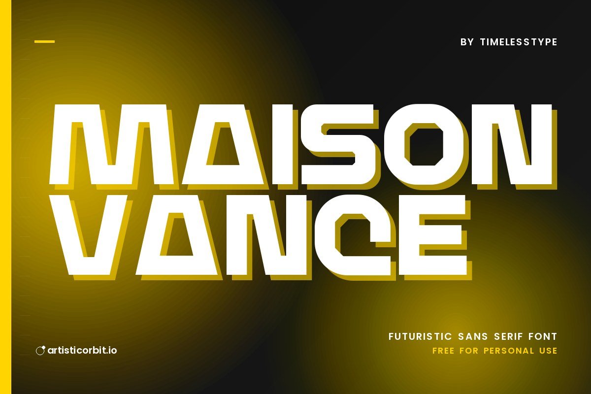 Maison Vance font preview