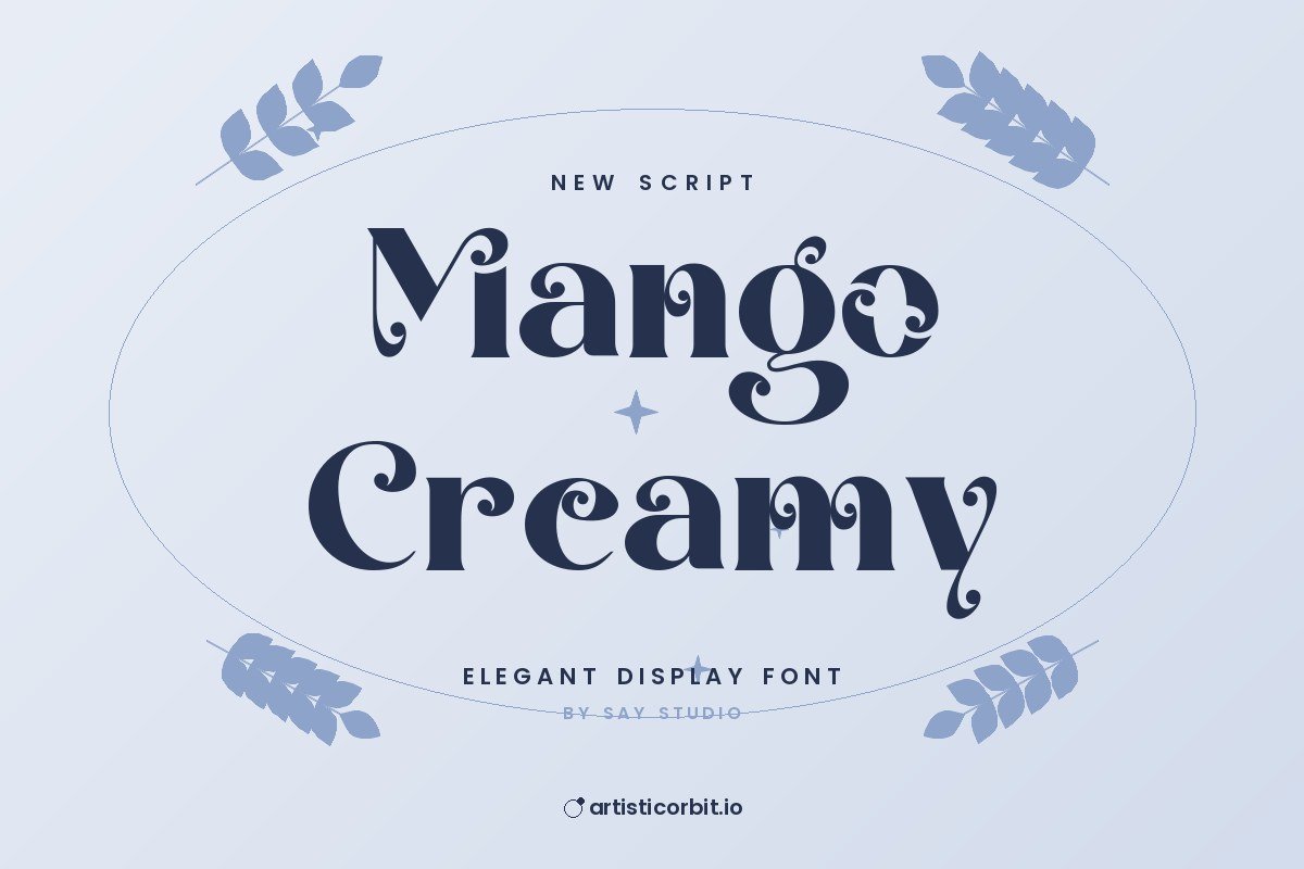 Mango Creamy font preview