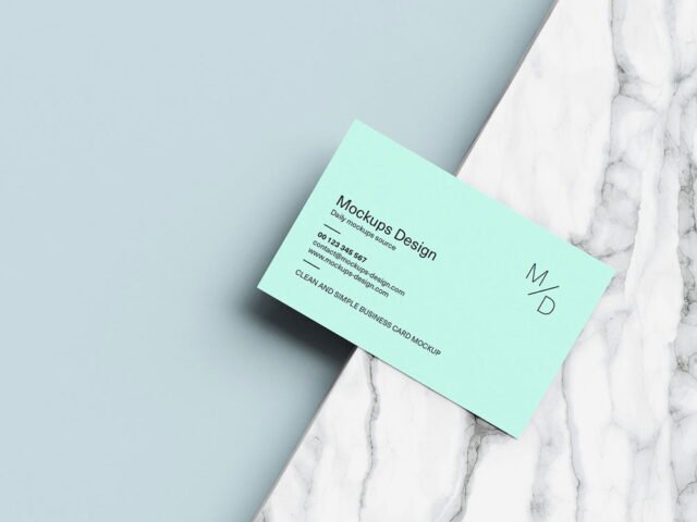 Marble Business Card Mockups