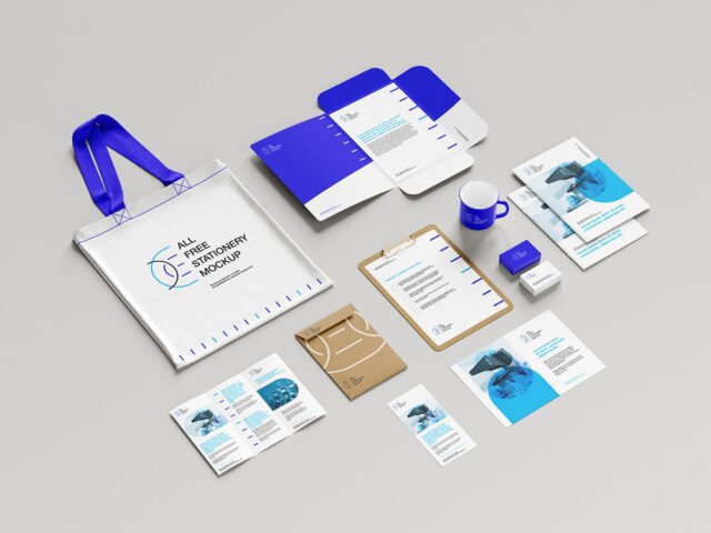 Materials Stationery Mockup
