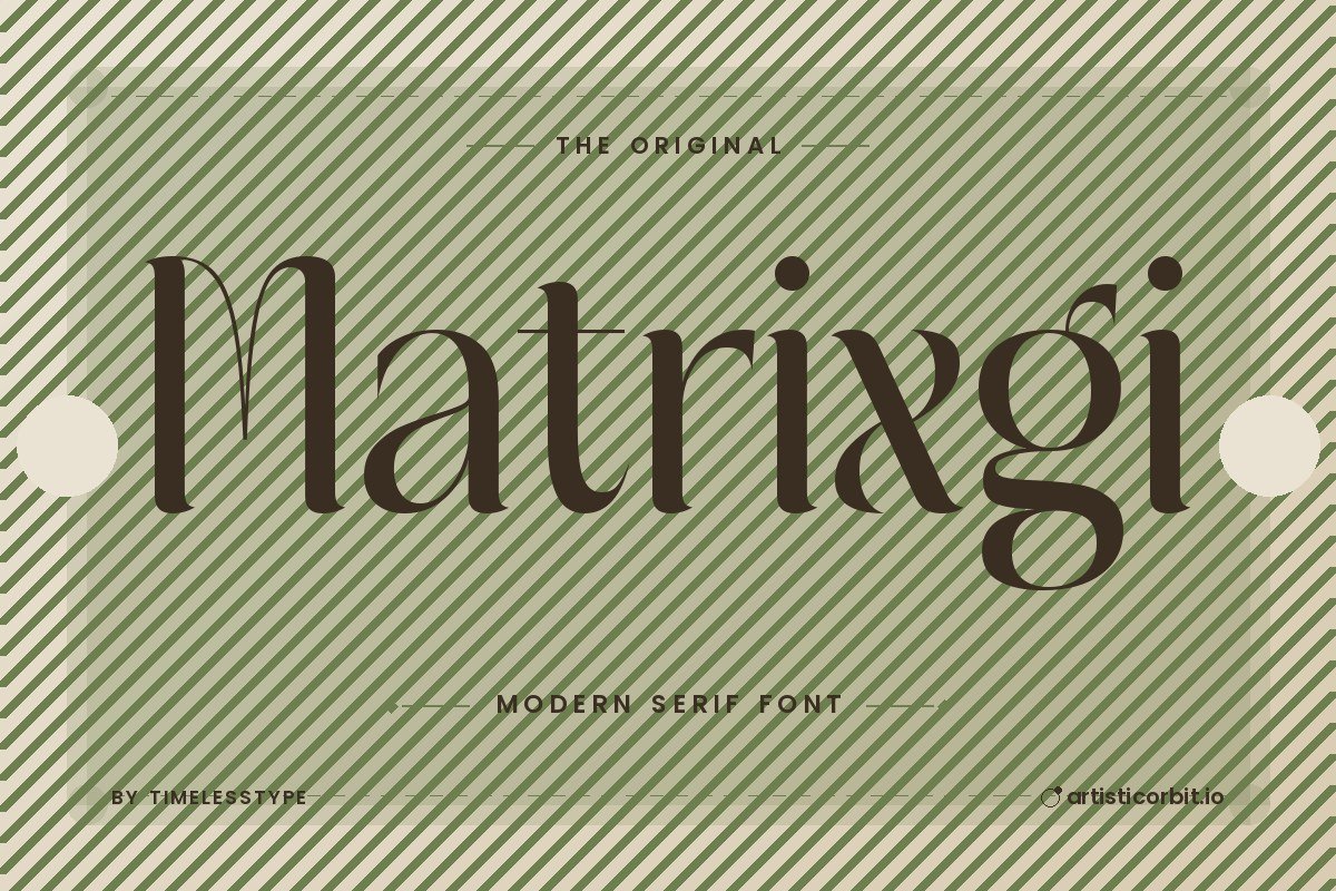 Matrixgi font preview