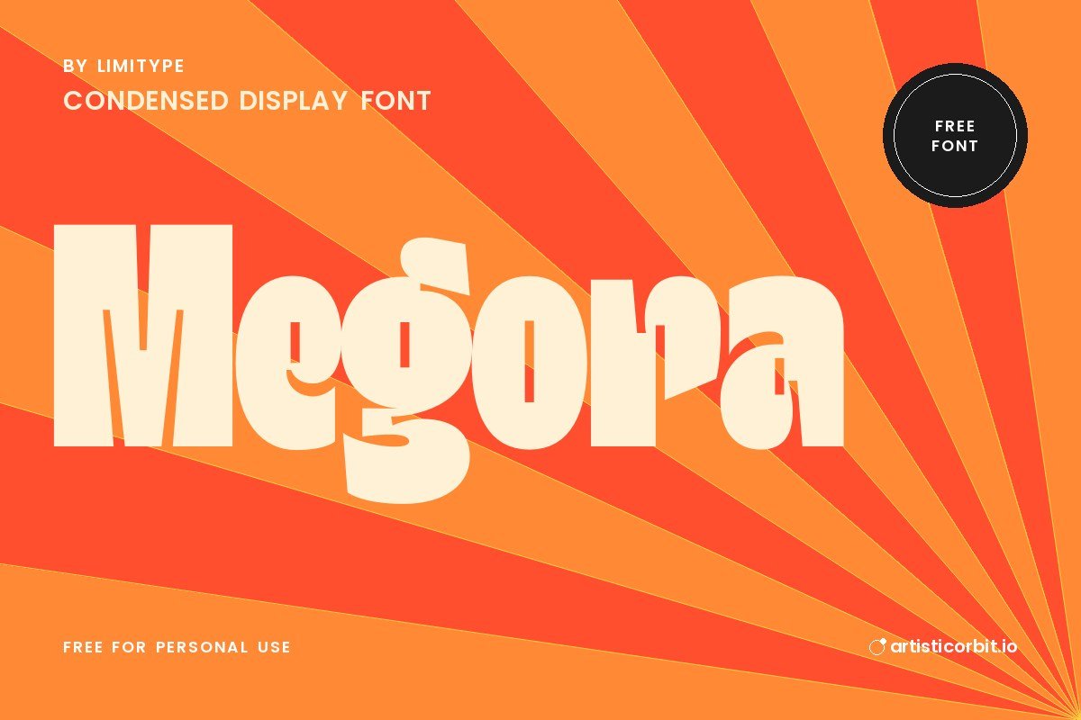 Megora font preview