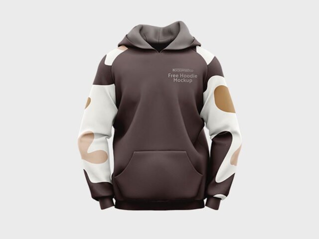 Mens Hoodie Mockup PSD