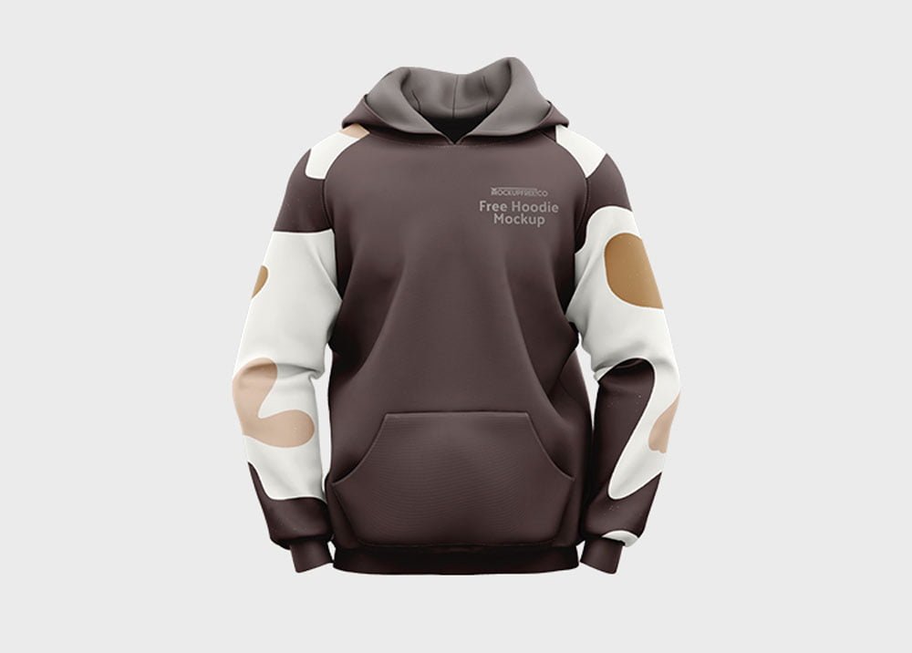 Mens Hoodie Mockup PSD