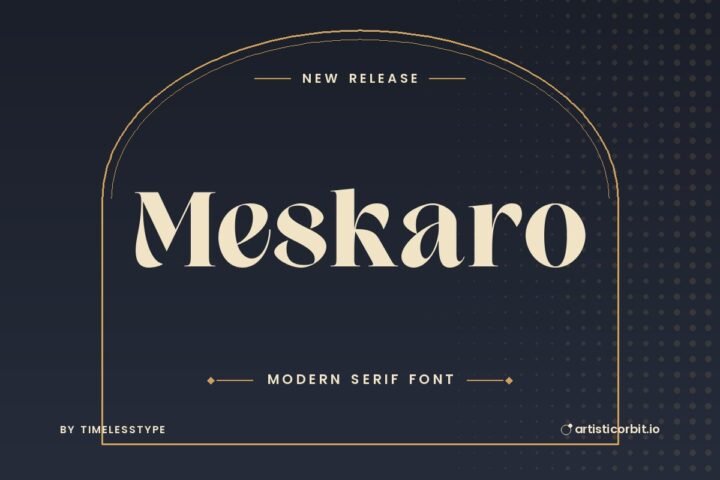 Meskaro font preview