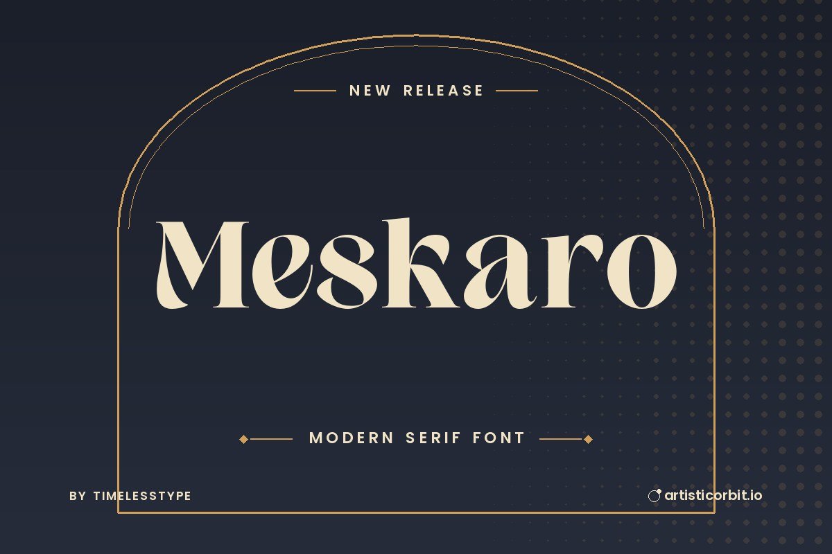 Meskaro font preview