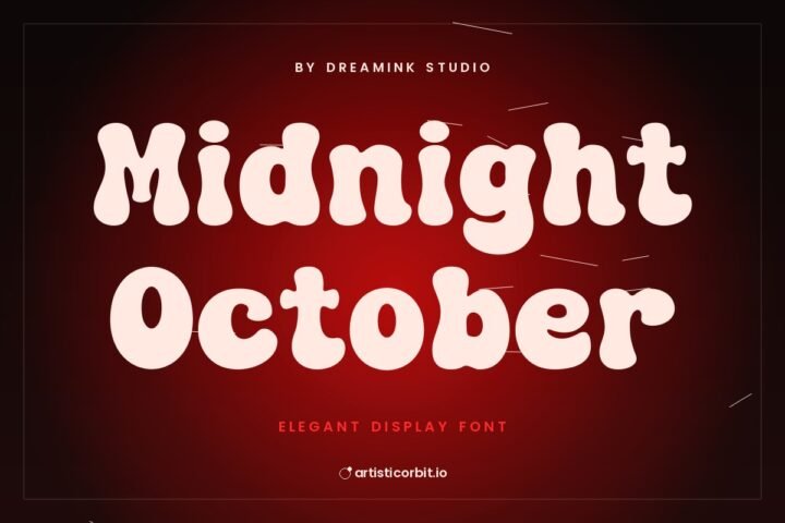 Midnight October font preview