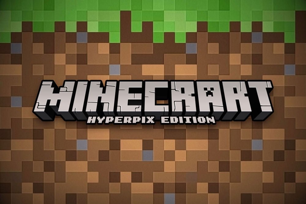 Minecraft Text Effect PSD