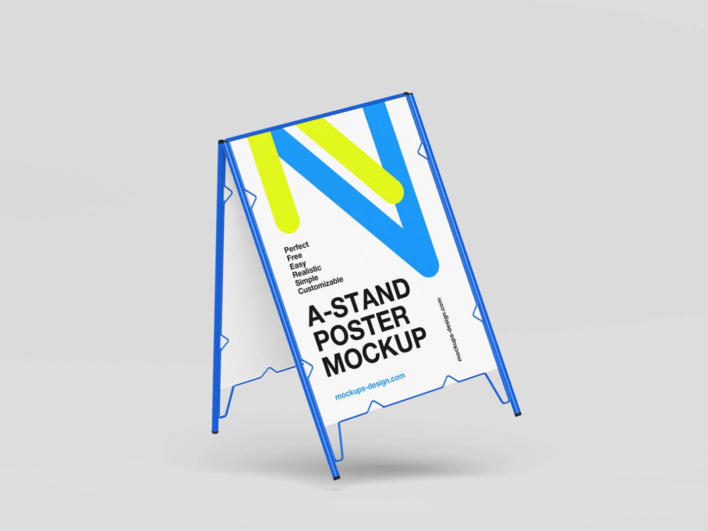 Minimal A-Stand Mockup