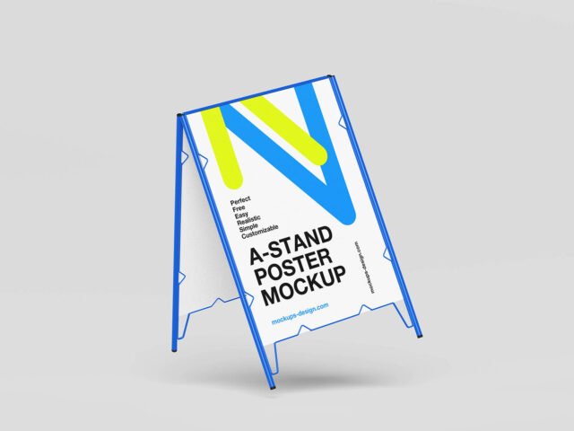 Minimal A-Stand Mockup