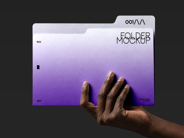 Minimal Folder Mockup