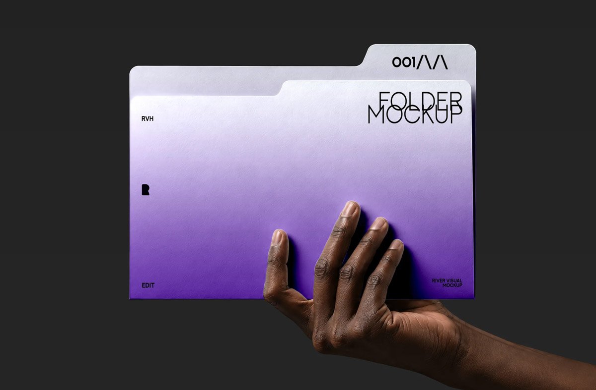 Minimal Folder Mockup
