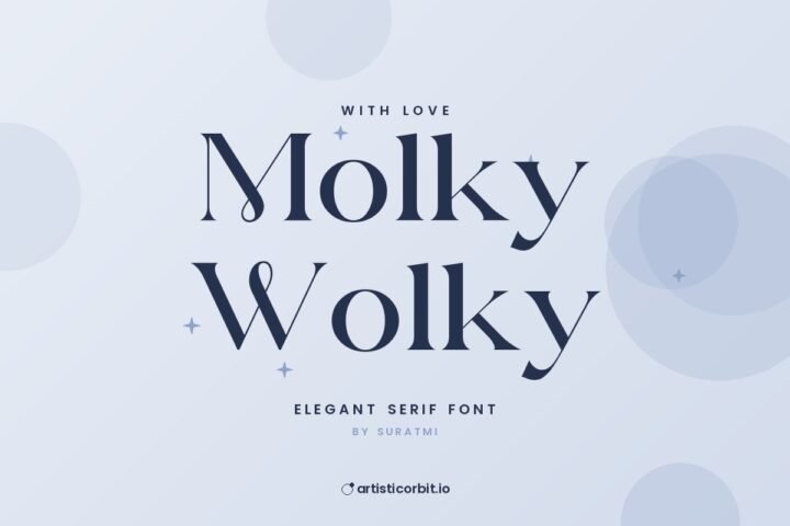Molky Wolky font preview