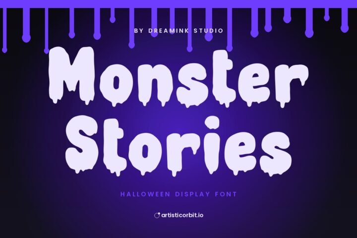 Monster Stories font preview