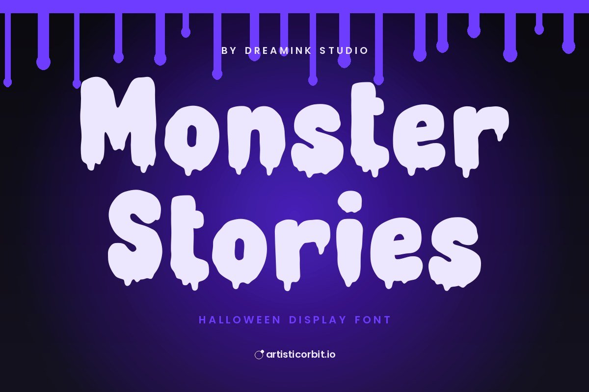 Monster Stories font preview