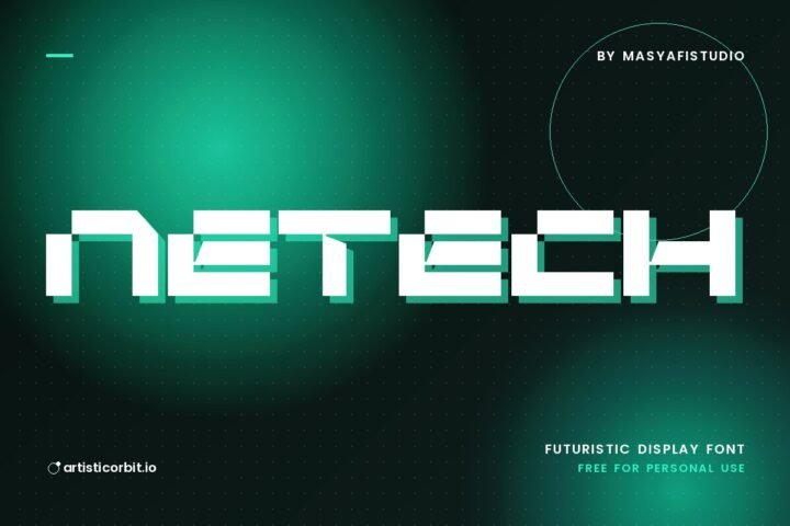 Netech font preview