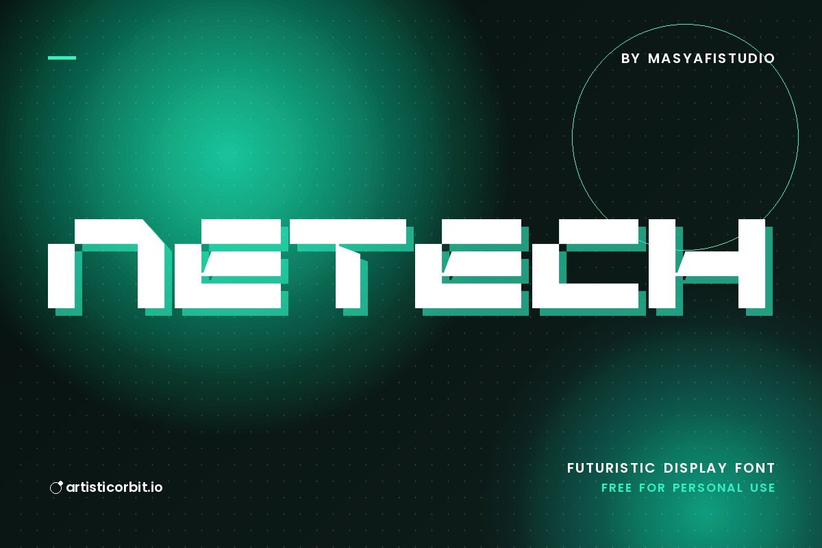Netech font preview