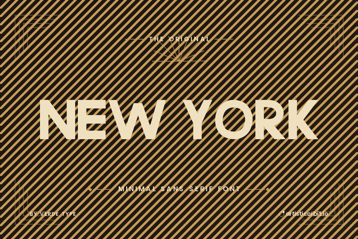 New York font preview