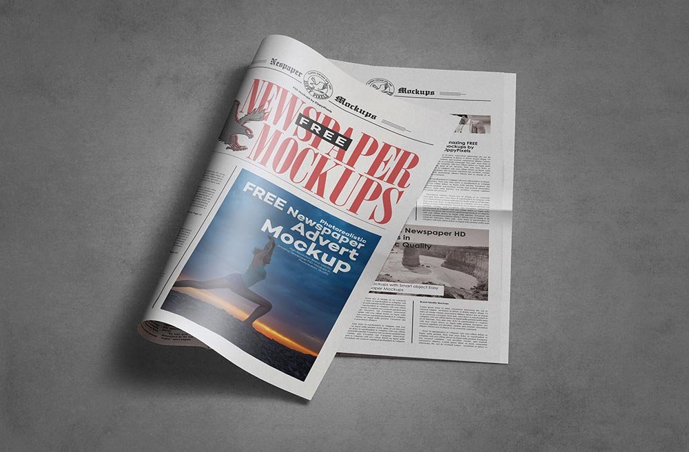 Newspaper Ad Mockup