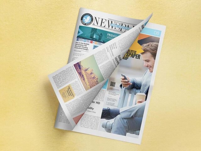 Newspaper Adverts Mockup