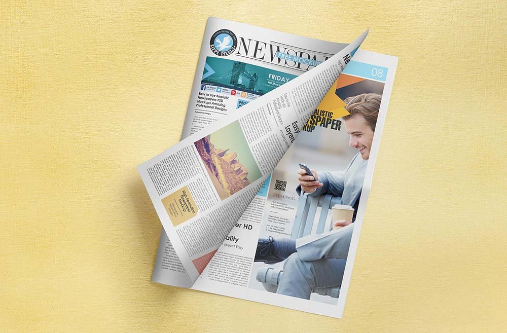 Newspaper Adverts Mockup