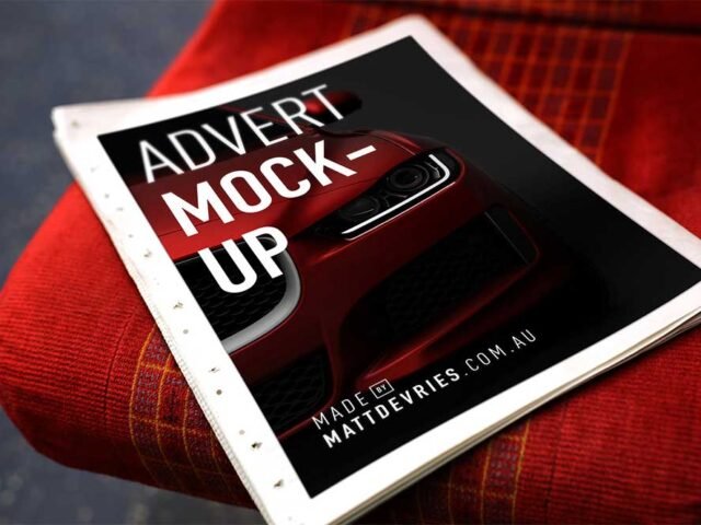 Newspaper Mockup For Advertising