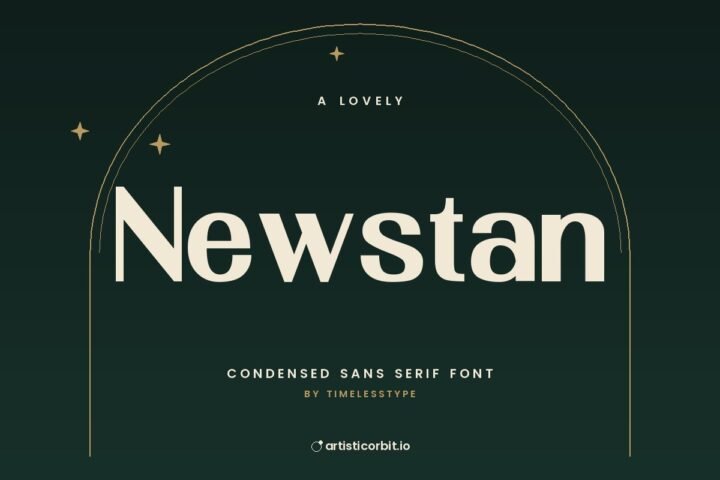 Newstan font preview
