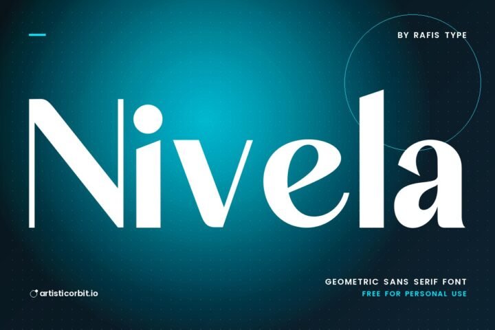 Nivela font preview
