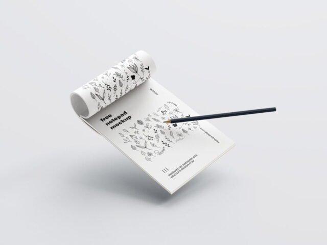Notepad Mockups PSD
