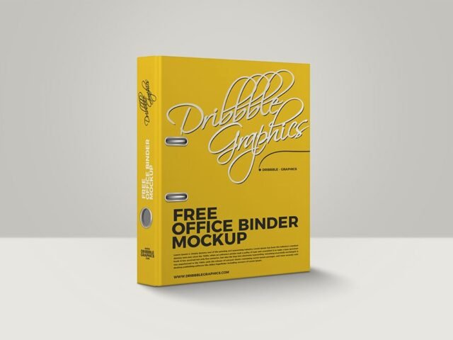 Office Binder Mockup