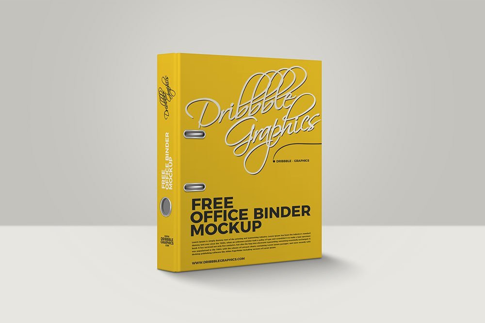 Office Binder Mockup