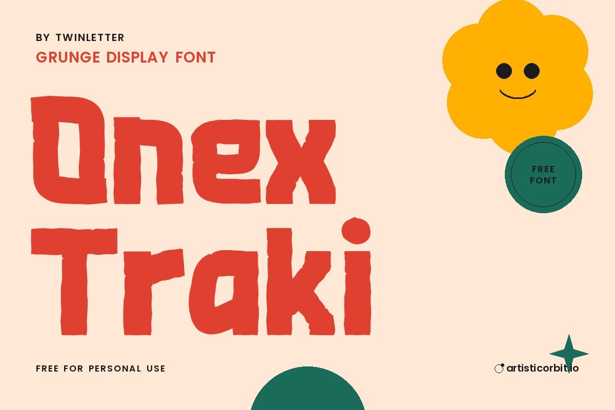 Onex Traki font preview